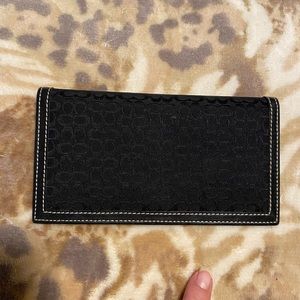 Coach Checkbook cover